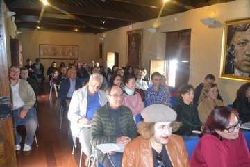 Juancho Armas pone el colofón al taller de escritura de la Casa-Museo de Telde (Foto Inma Perera)